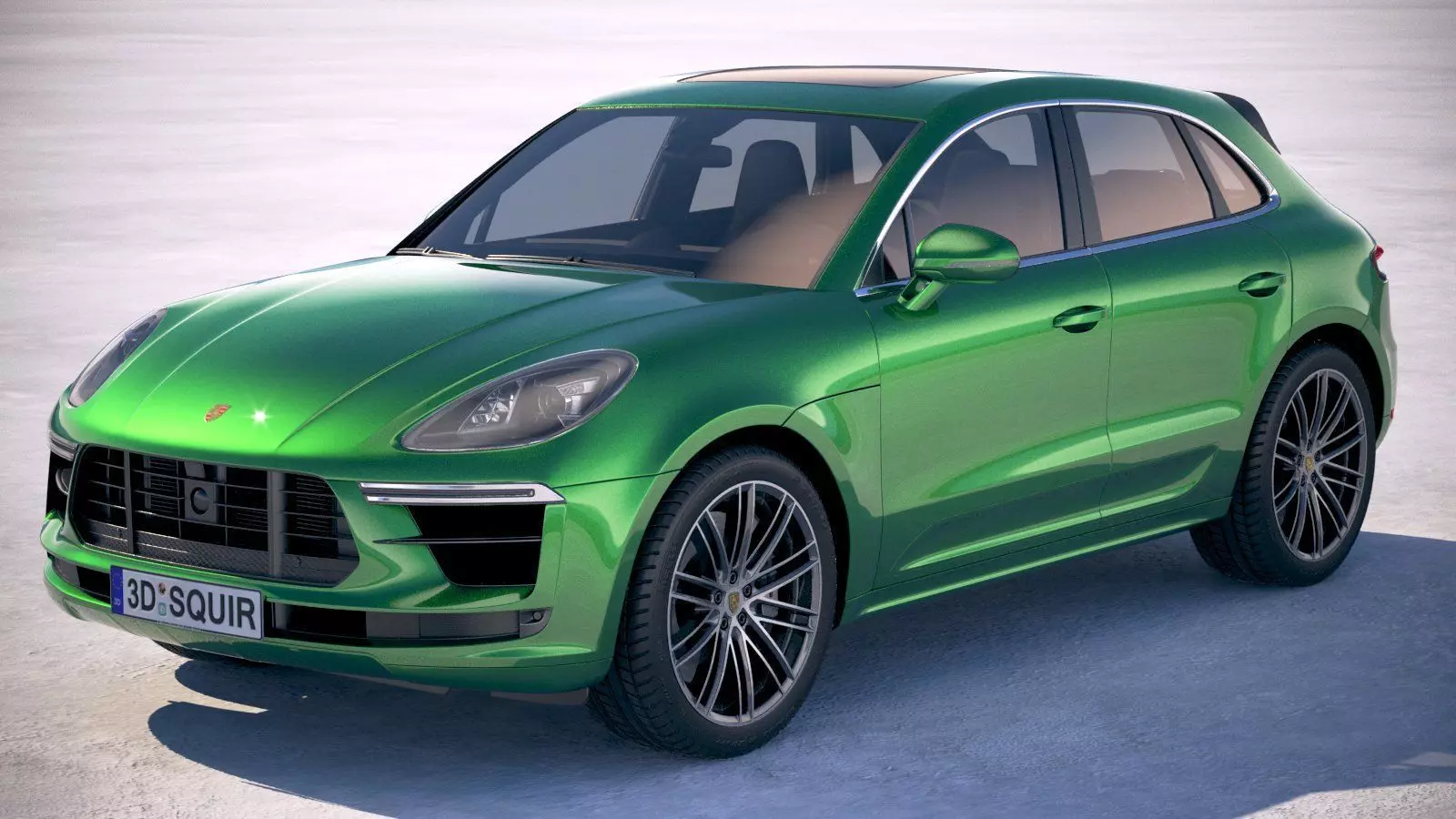 Porsche Macan Turbo 2019 3D model
