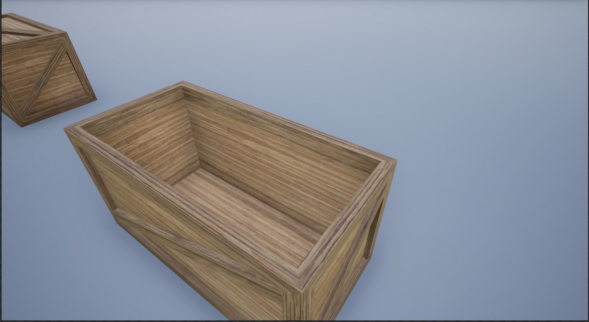 Low Poly Wooden Crates Low-poly 3D model_16