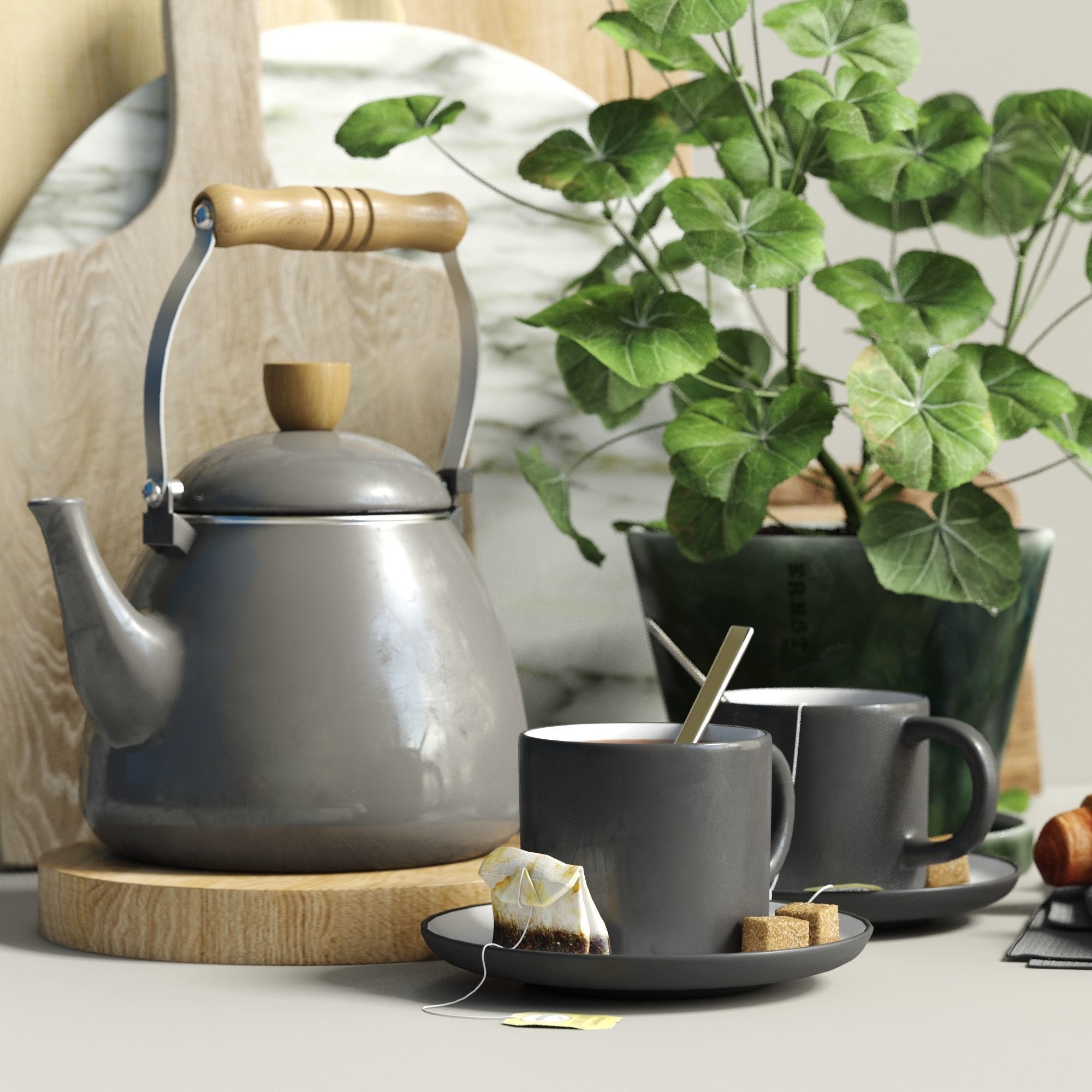 kitchen set 07 3D model_3