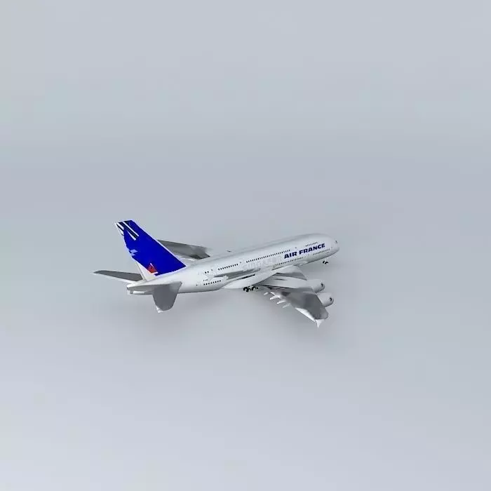 Air France Airbus A380 Free 3D model