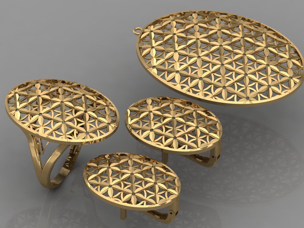 GC GOLD M0034- SMALL set 3D print model_3