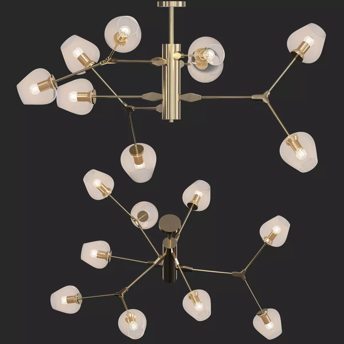 Finnegan 5 light 3D model_0