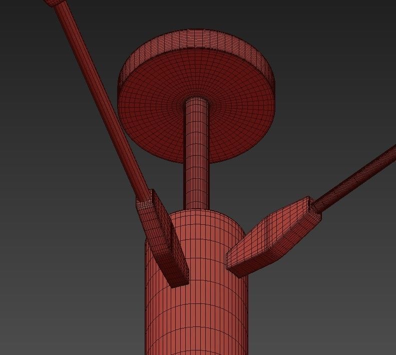 Finnegan 5 light 3D model_4