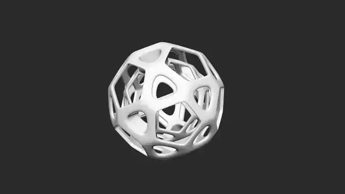Mathematical  art 3D print model