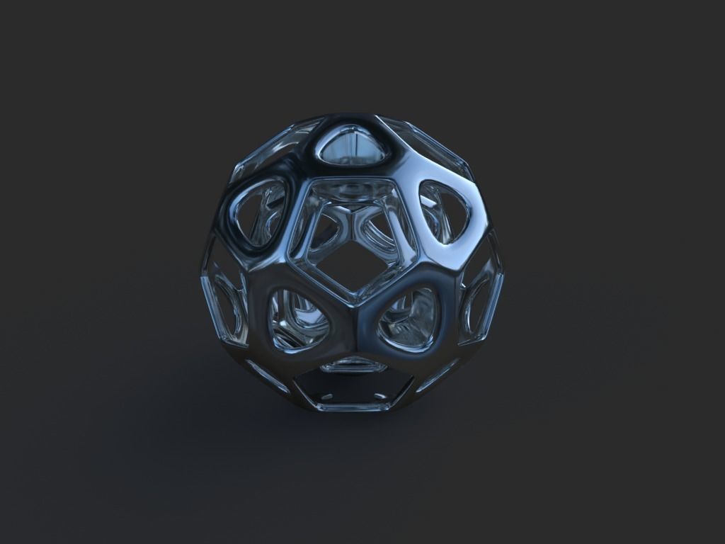 Mathematical  art 3D print model_11