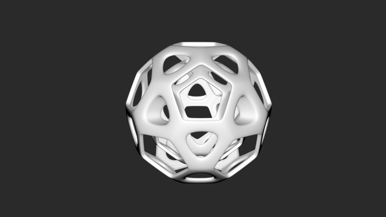 Mathematical  art 3D print model_5