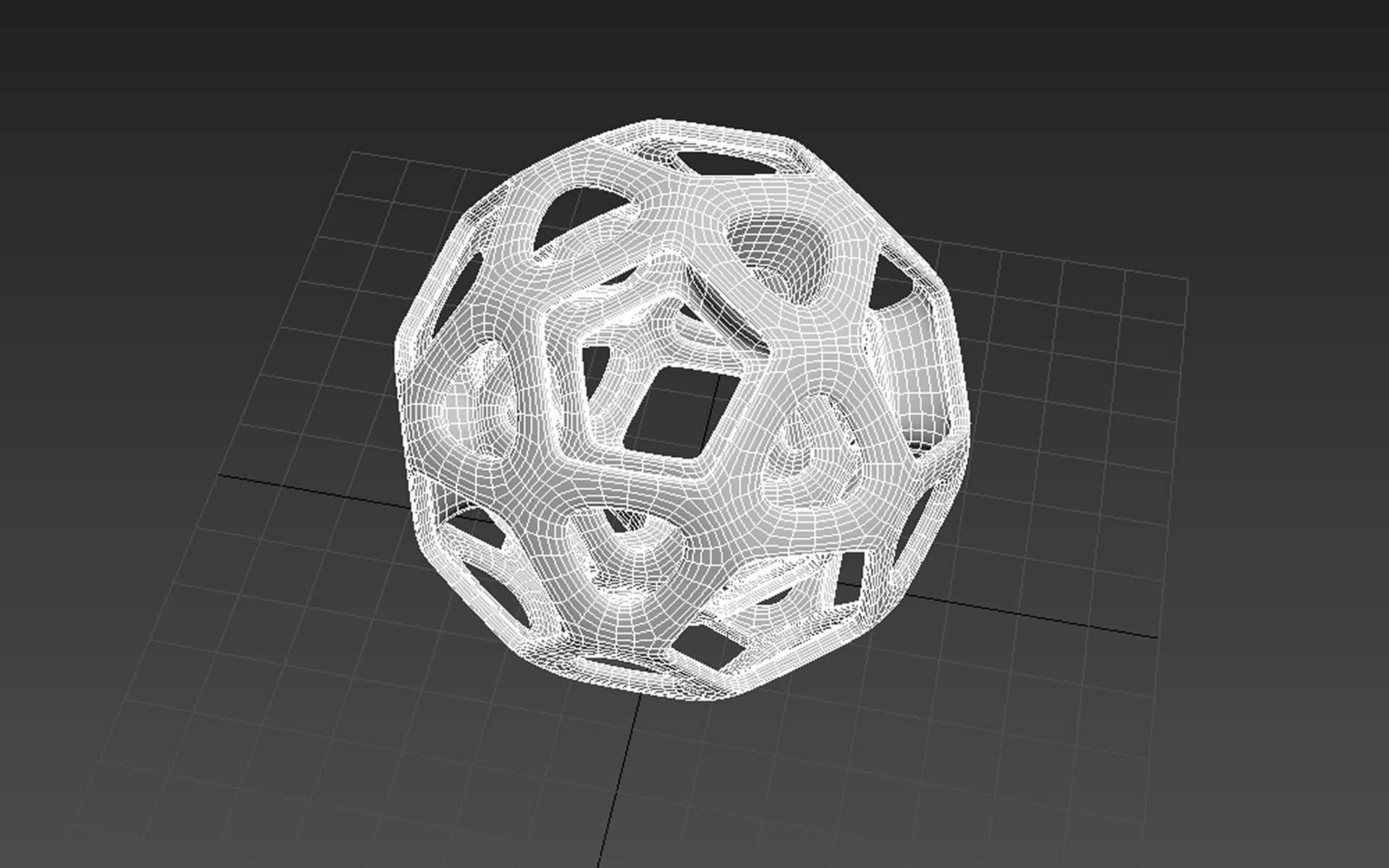 Mathematical  art 3D print model_7