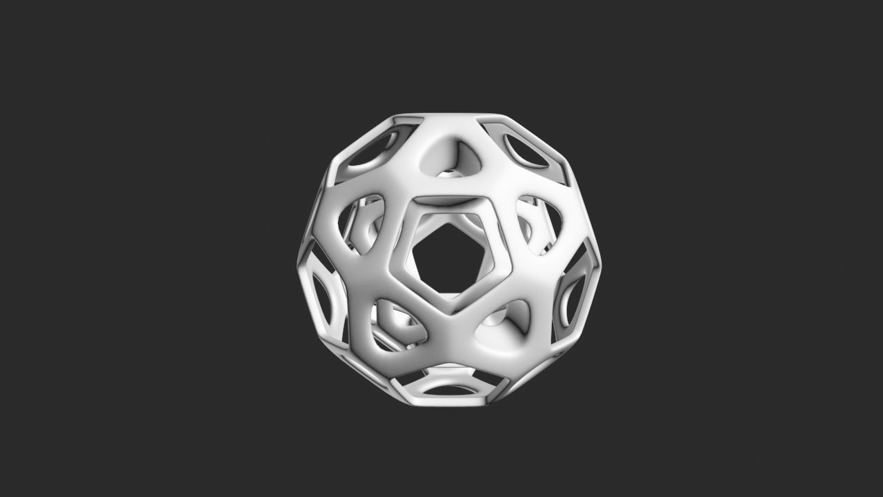 Mathematical  art 3D print model_3