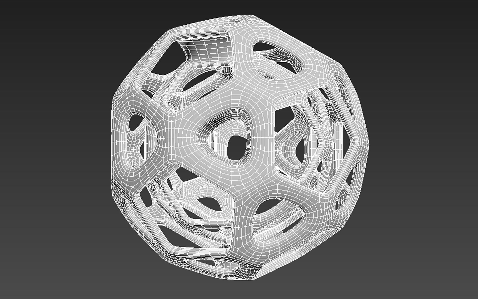 Mathematical  art 3D print model_8
