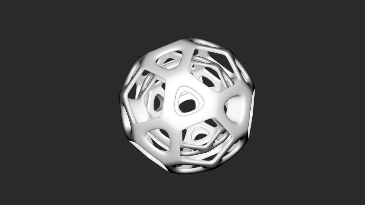 Mathematical  art 3D print model_6