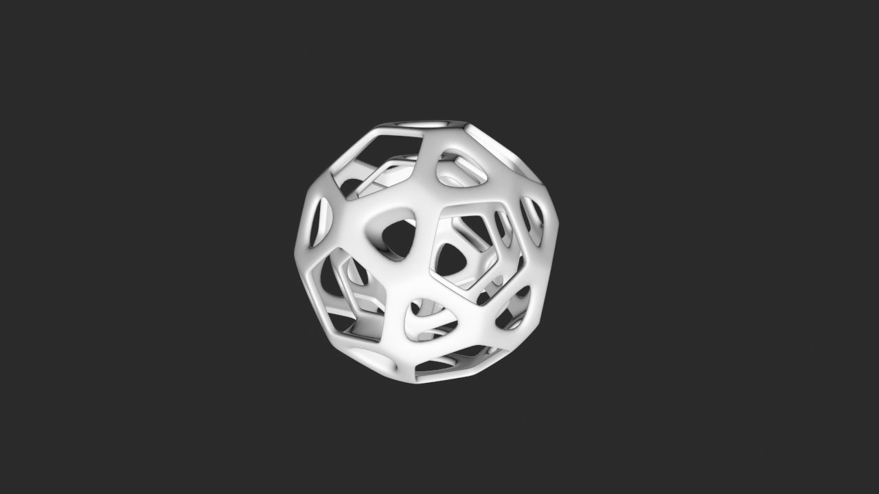 Mathematical  art 3D print model_2