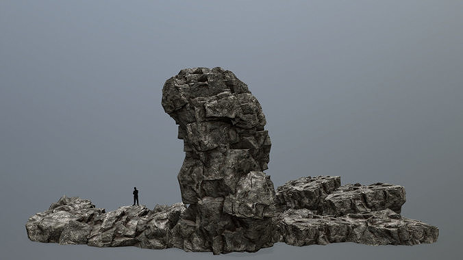 rocks rock Low-poly 3D model