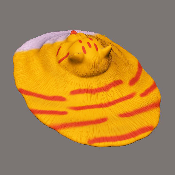 Funny Cat 3D print model_2