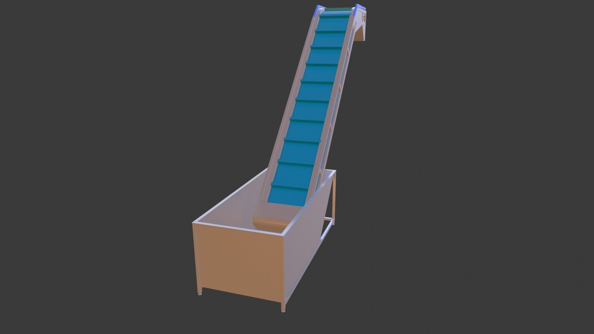 Even Feeding Elevator Animated Low-poly 3D model_12