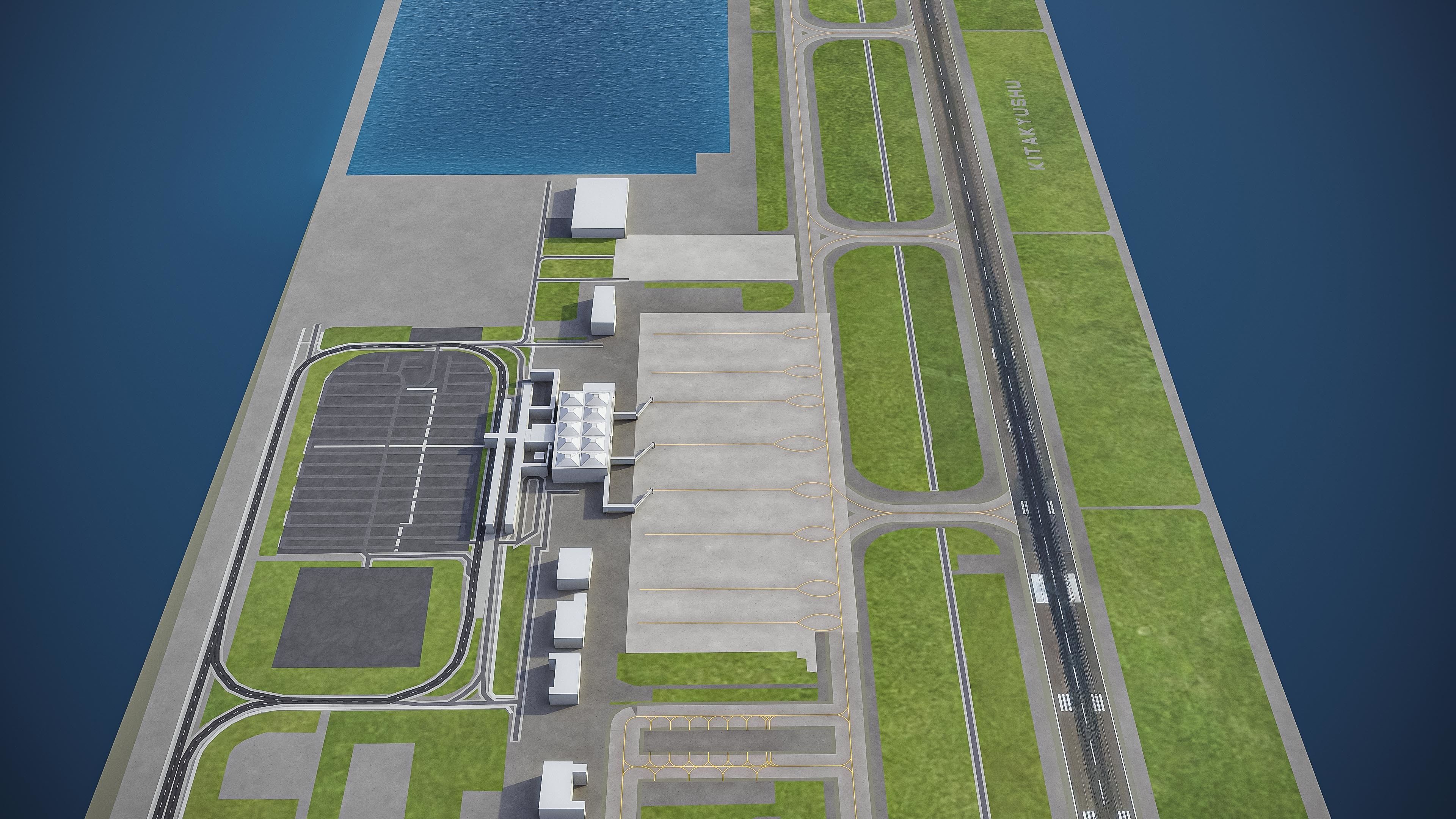 Kitakyushu Low-poly 3D model_26