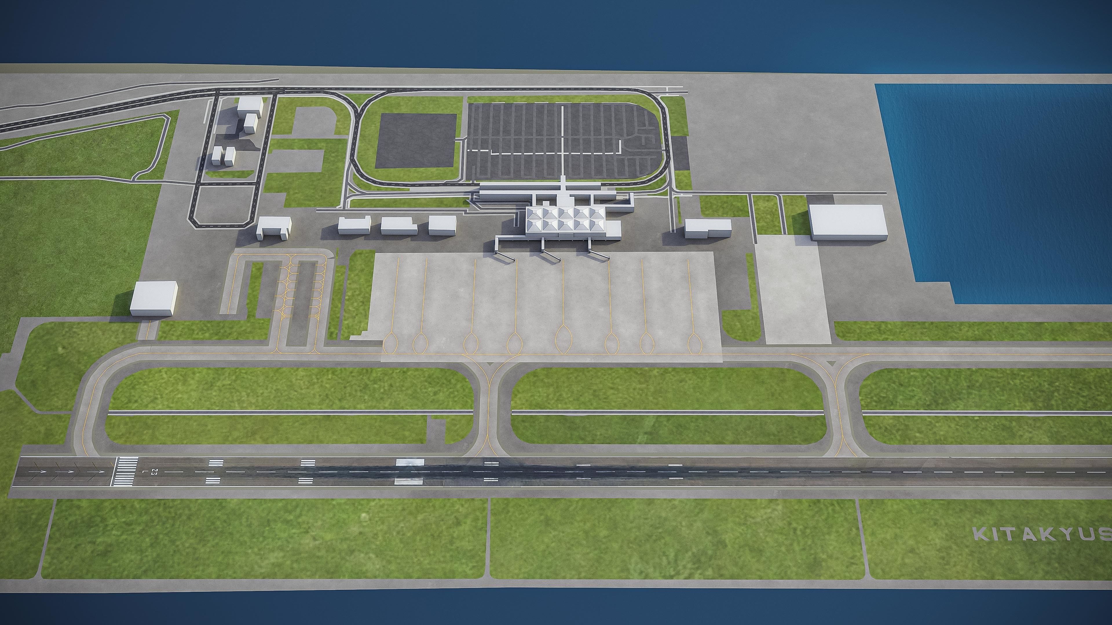 Kitakyushu Low-poly 3D model_25