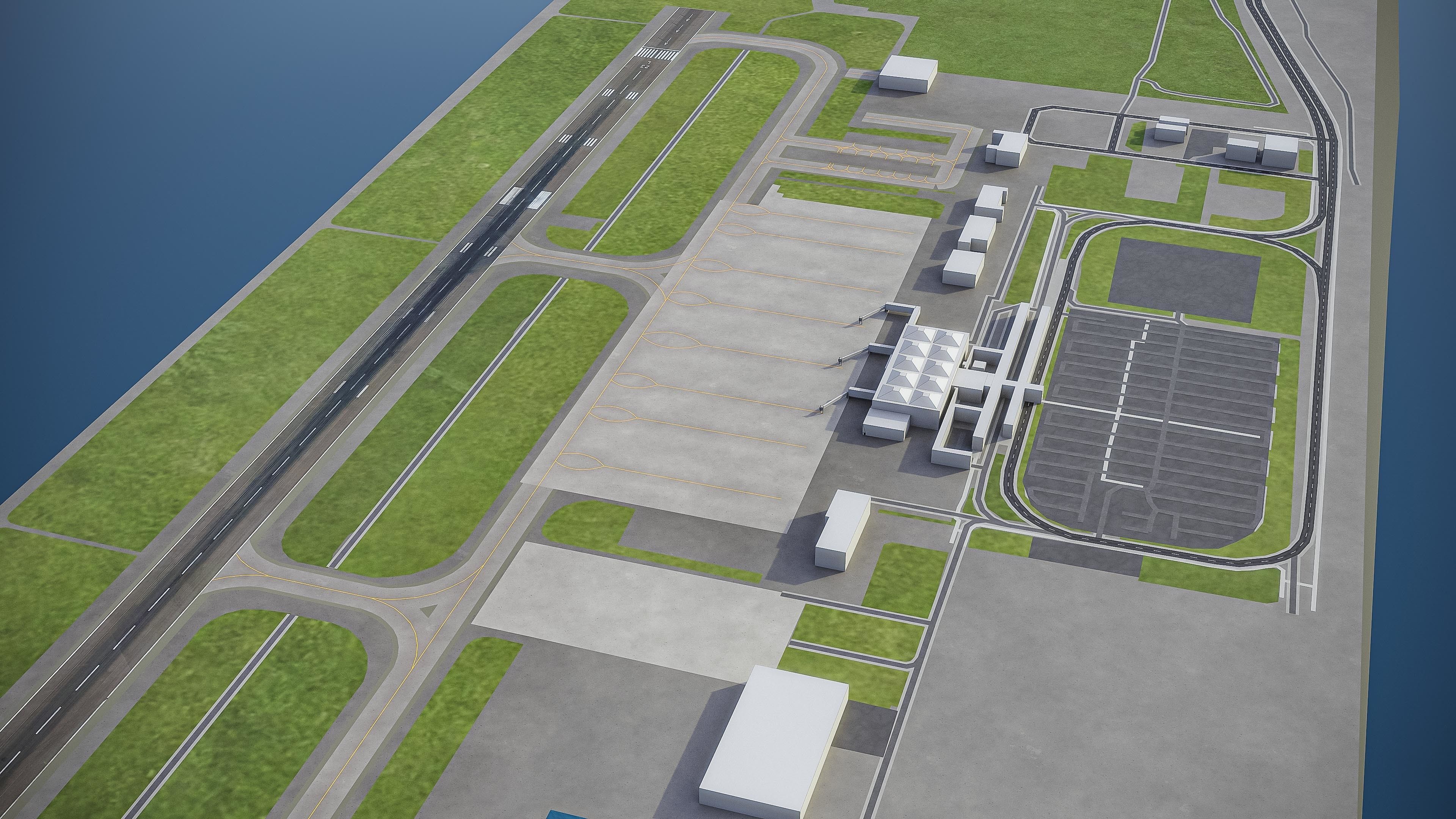 Kitakyushu Low-poly 3D model_27