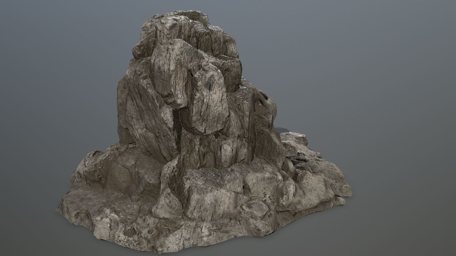 skull gate Low-poly 3D model_5