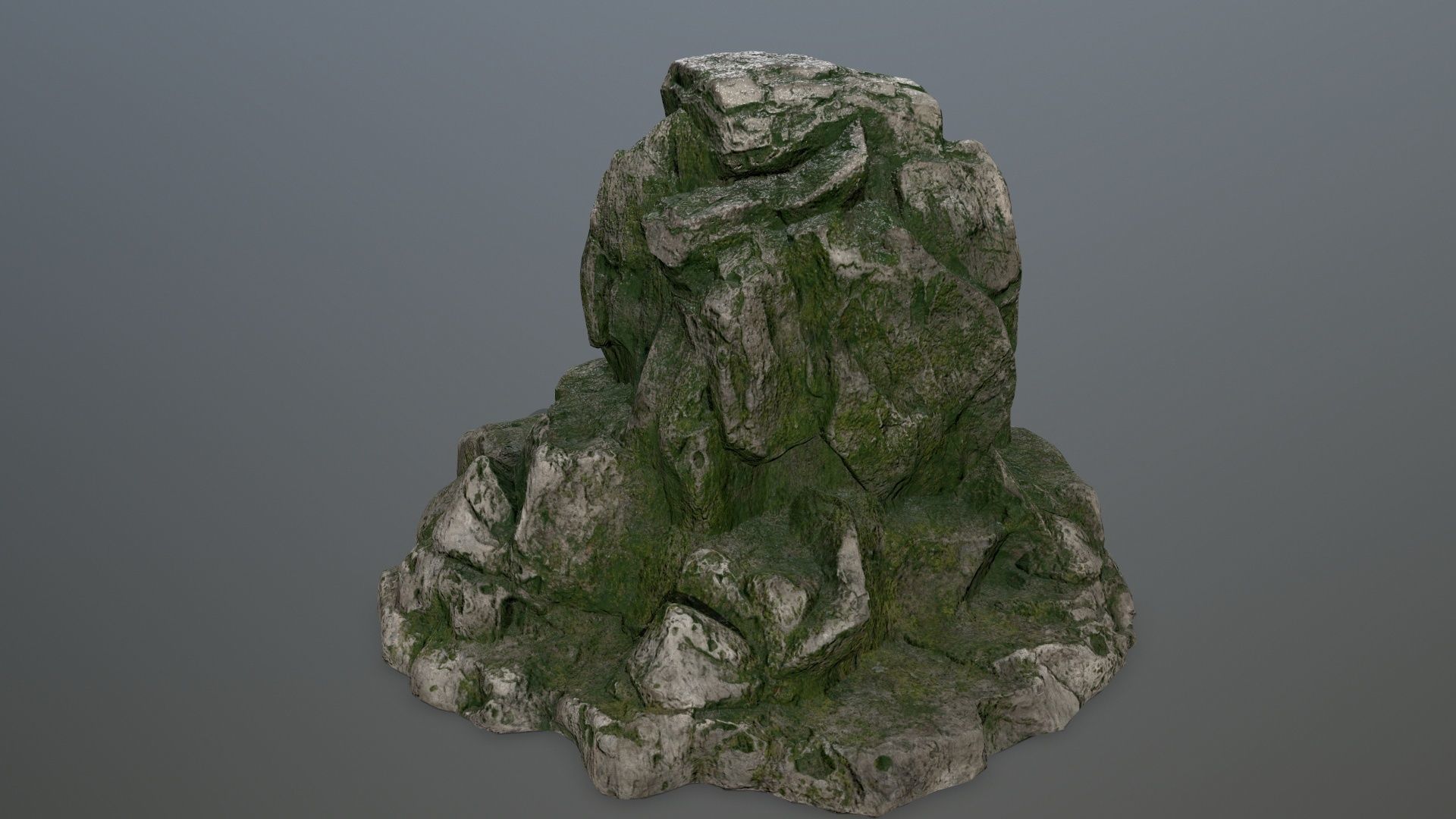 skull gate Low-poly 3D model_7