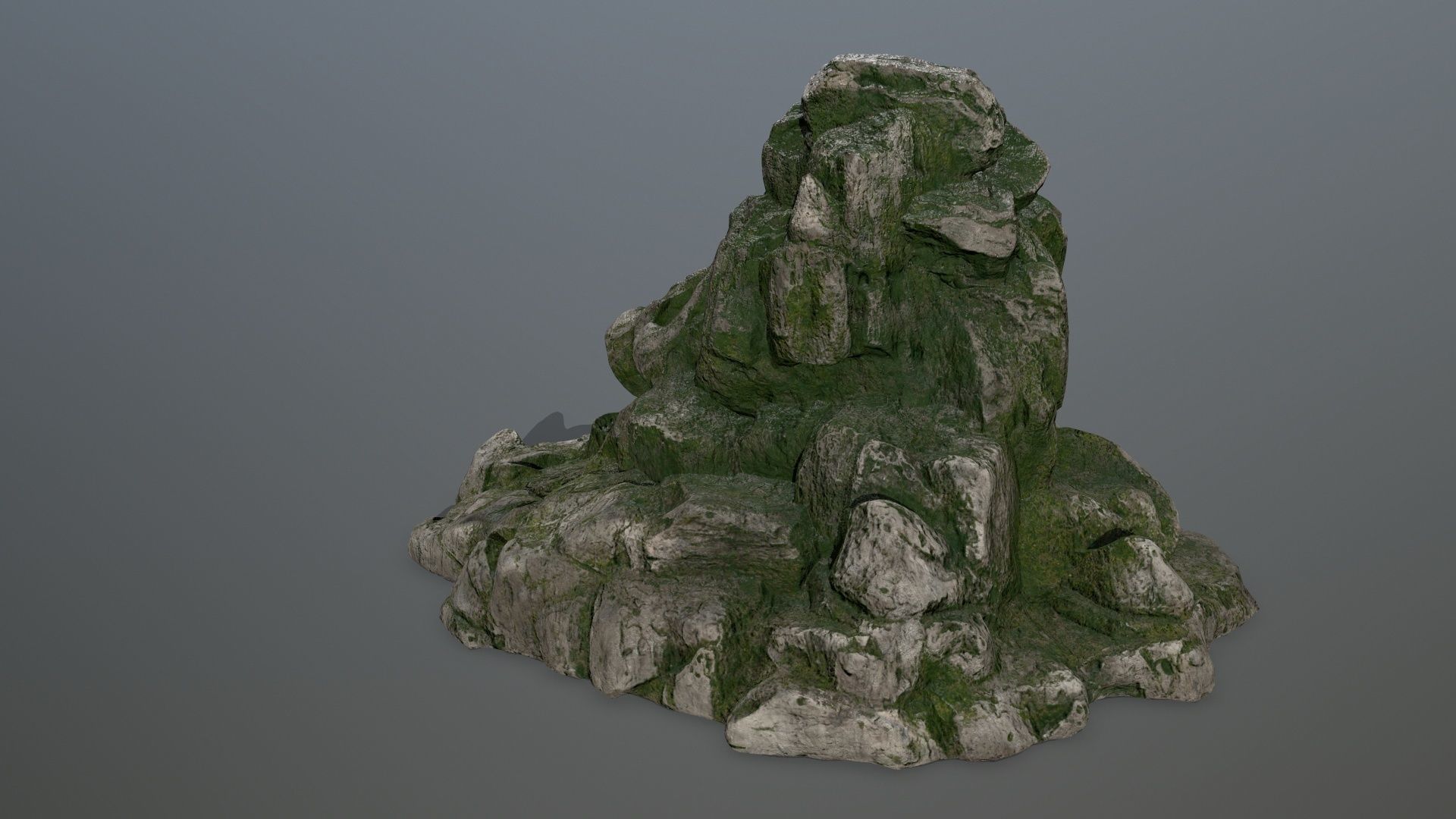 skull gate Low-poly 3D model_8