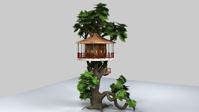 Tree House 3D model