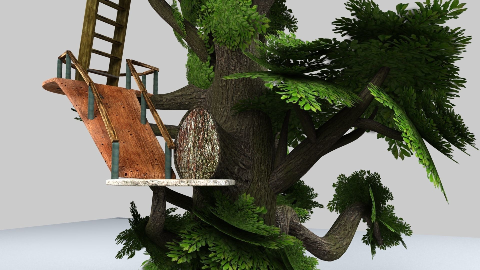Tree House 3D model_14
