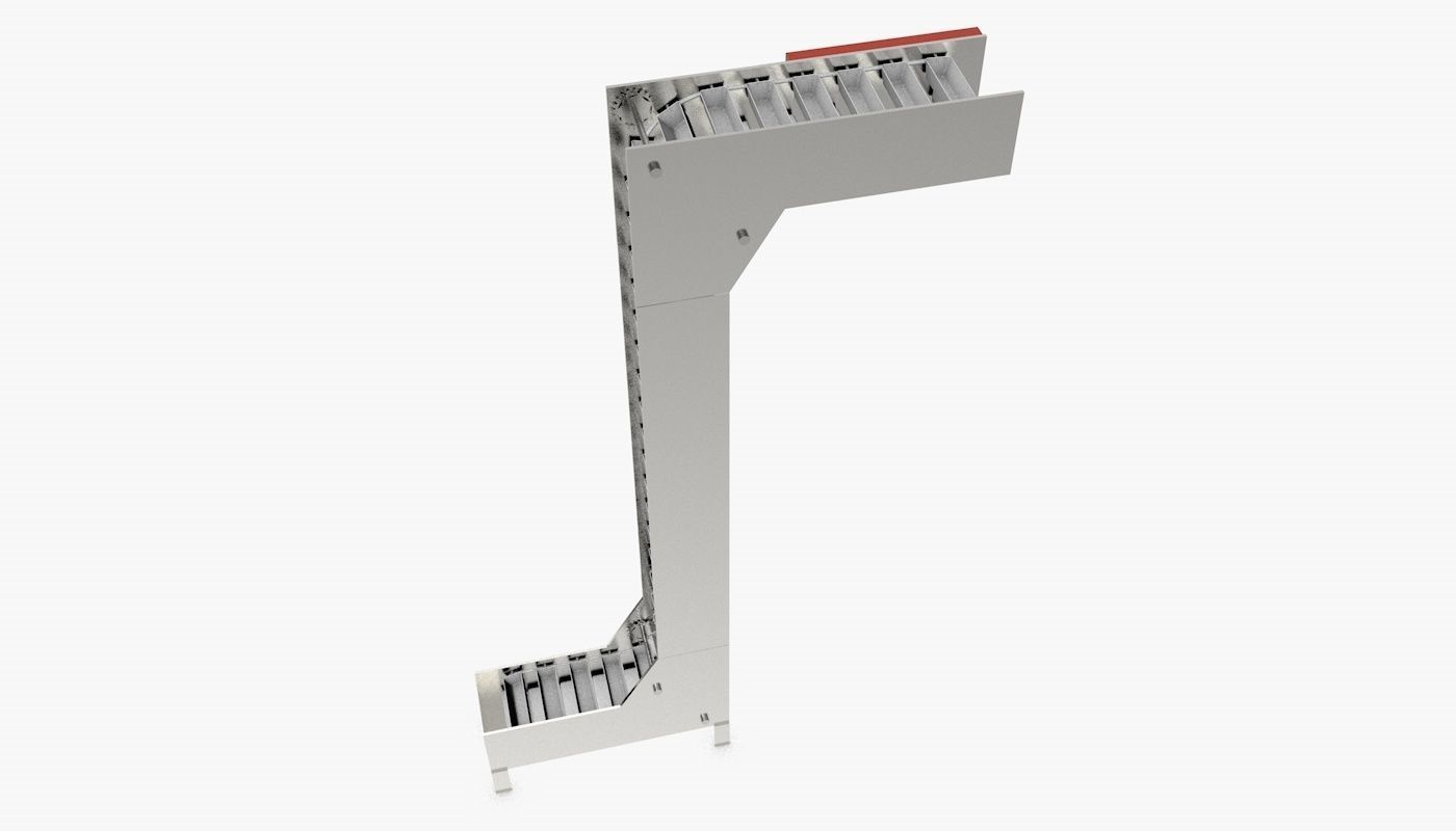 Multi Point Bucket Elevator Animated Low-poly 3D model_6