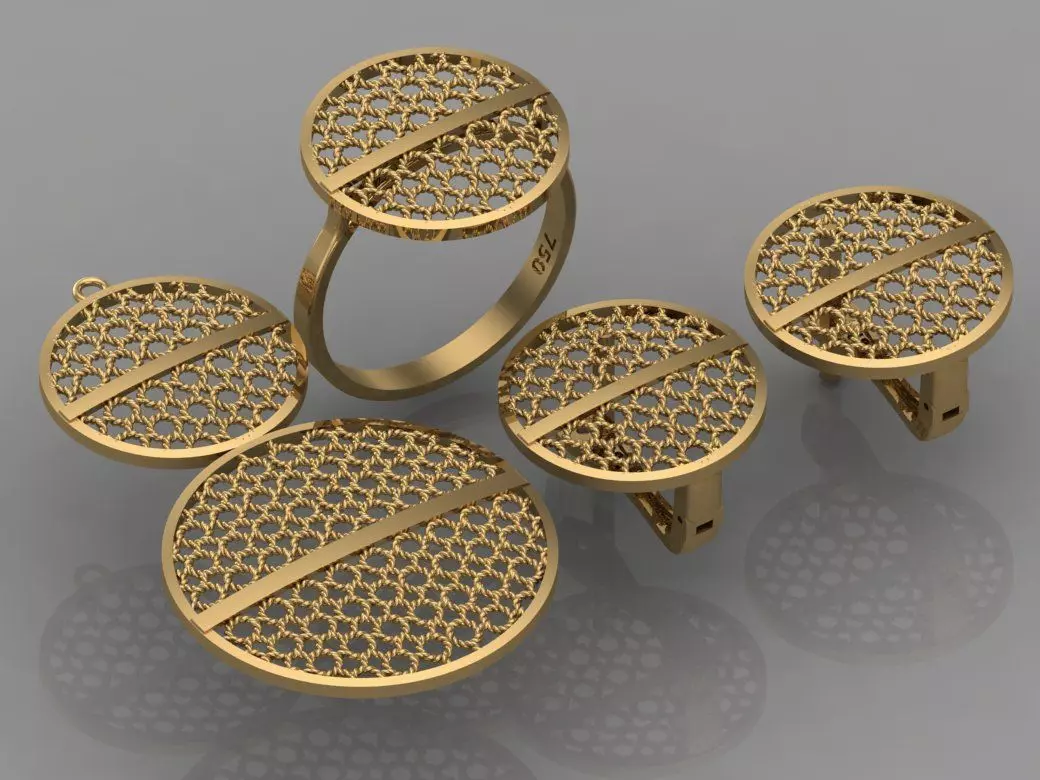 GC GOLD M0036- SMALL set  3D print model_0