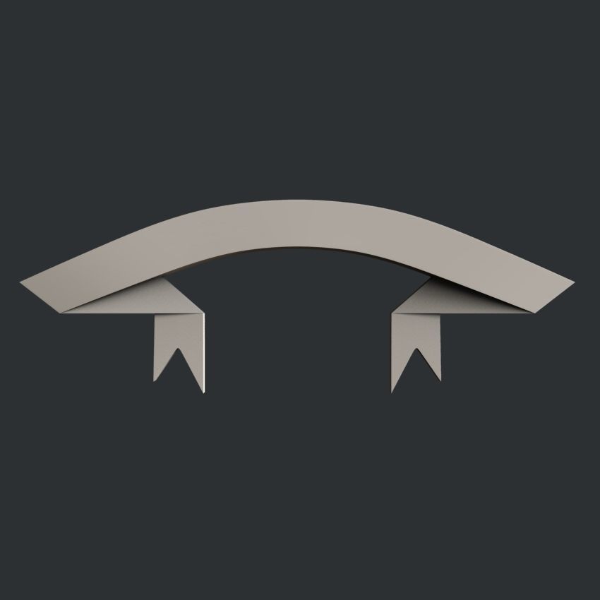 3d STL models for CNC router ribbon set 3D model | CGTrader