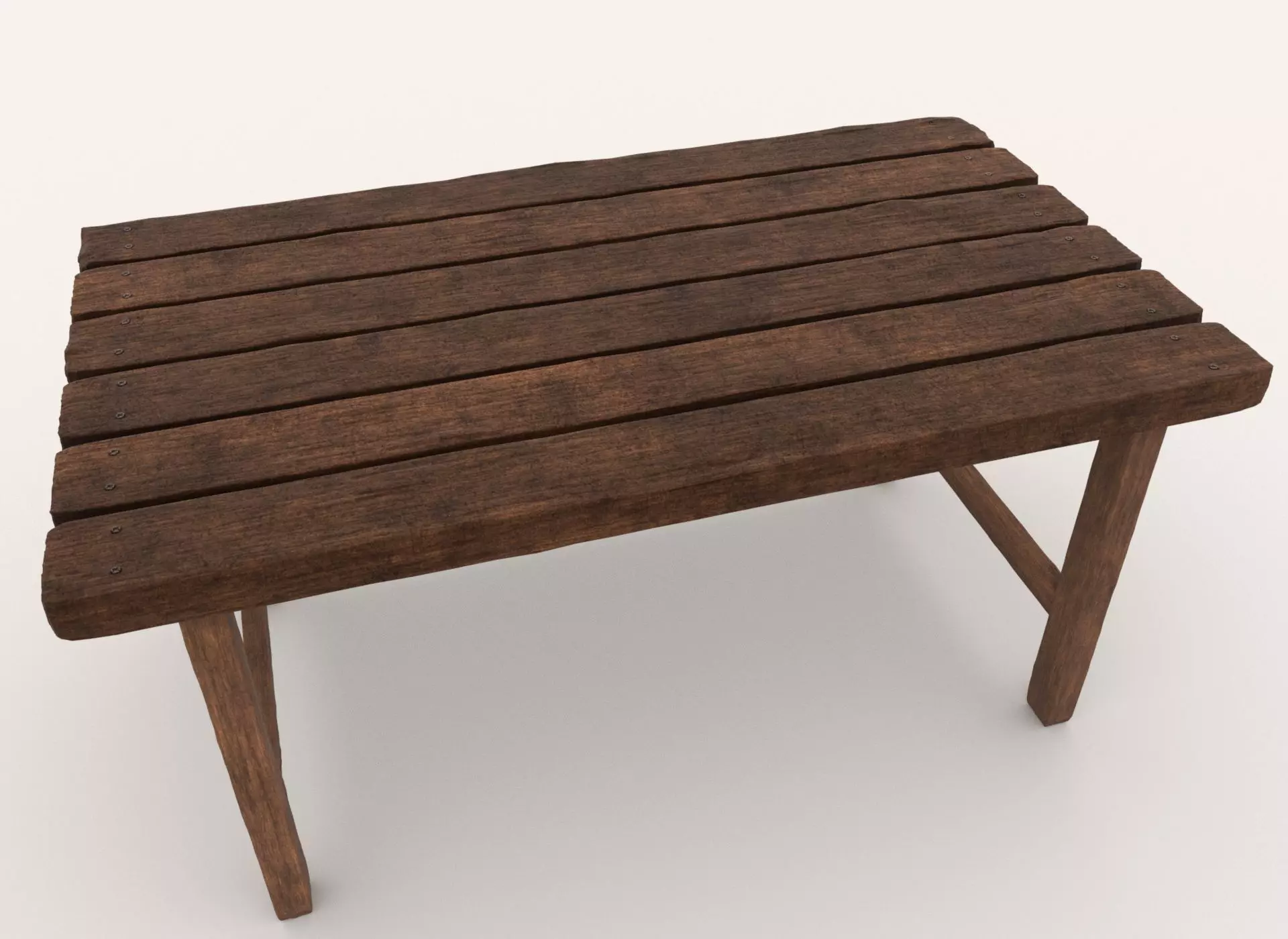 Old Table 3D model_0
