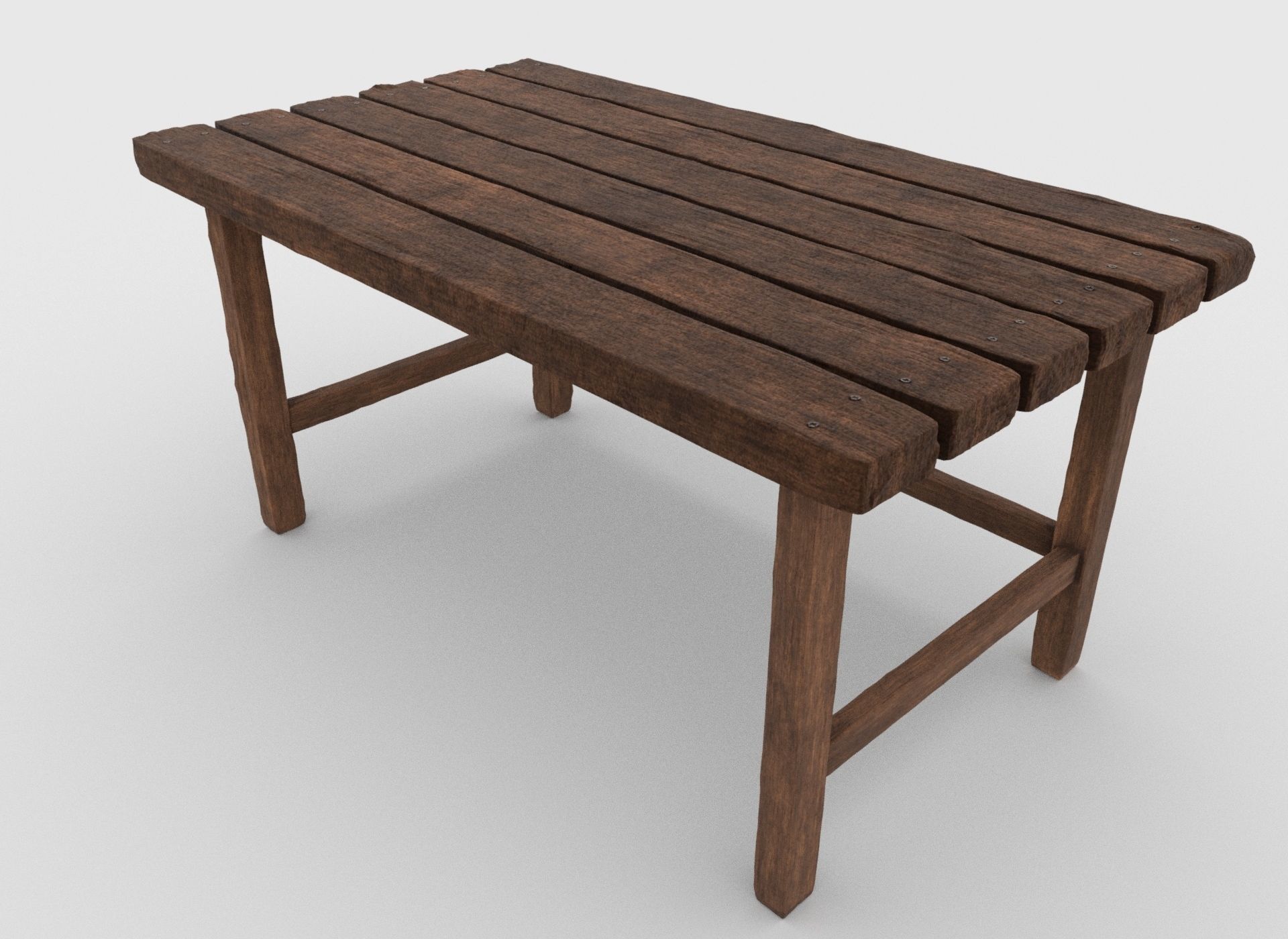 Old Table 3D model_2