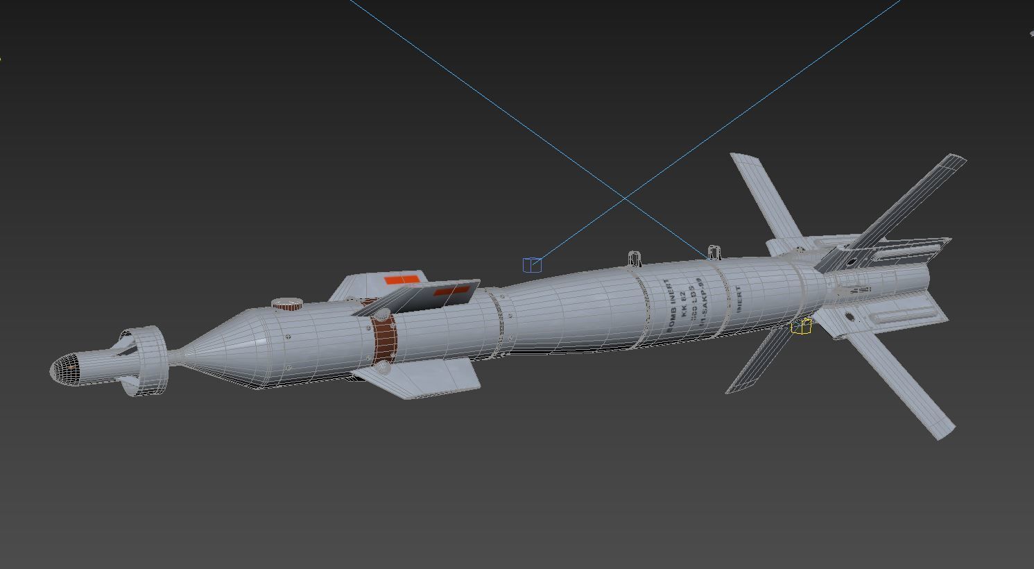 GBU-12 paveway ii 3D model_11