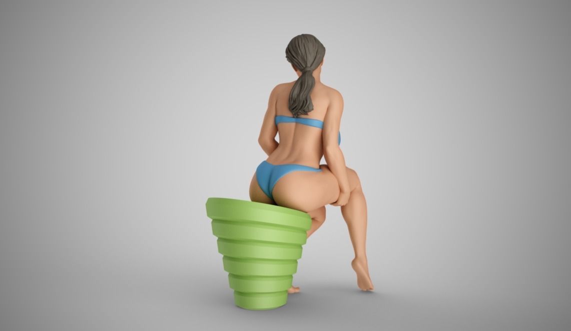 Beauty in the Garden 3D print model_9
