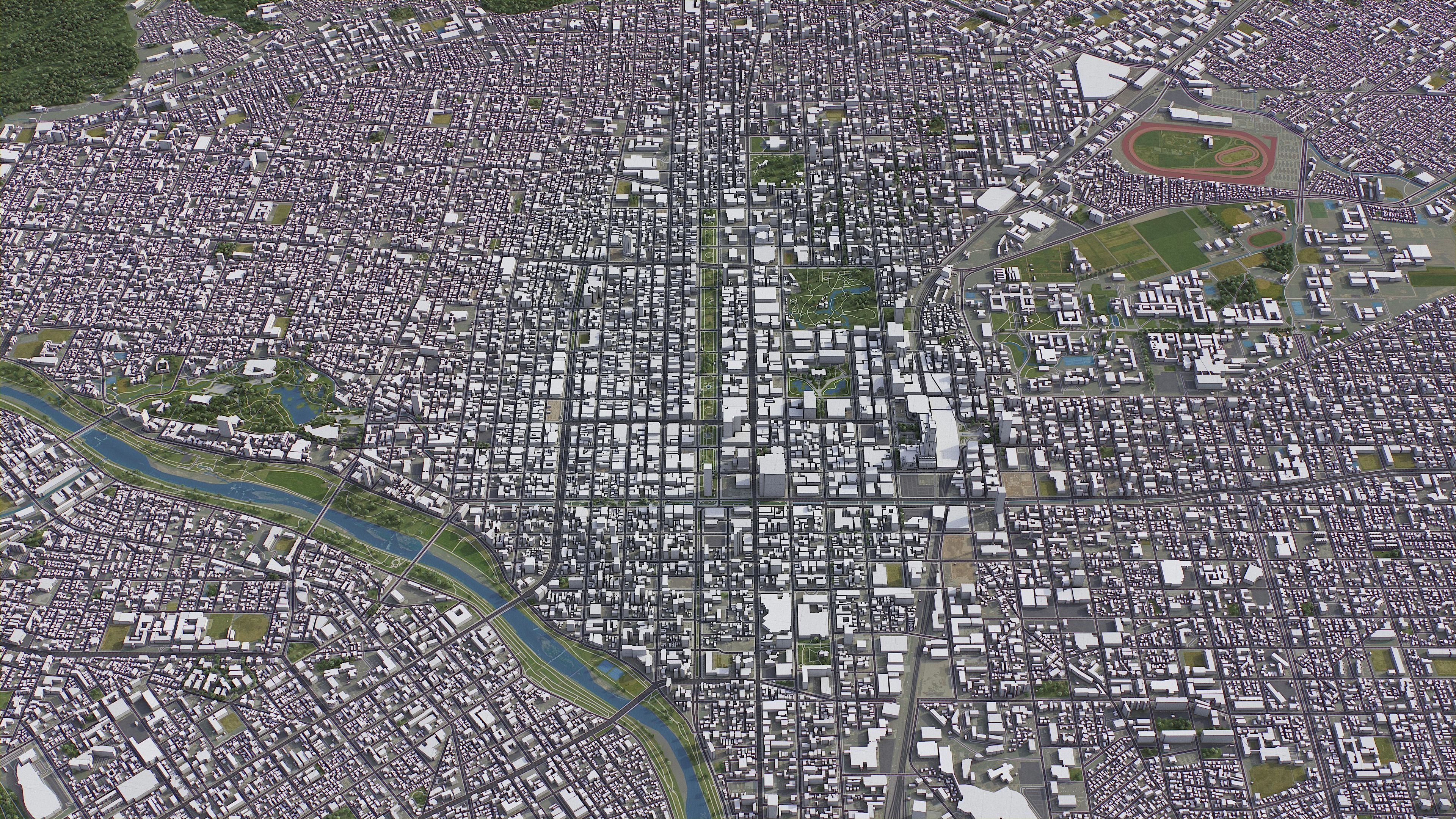 Top 10 Cities in Japan 3D Model Collection_69