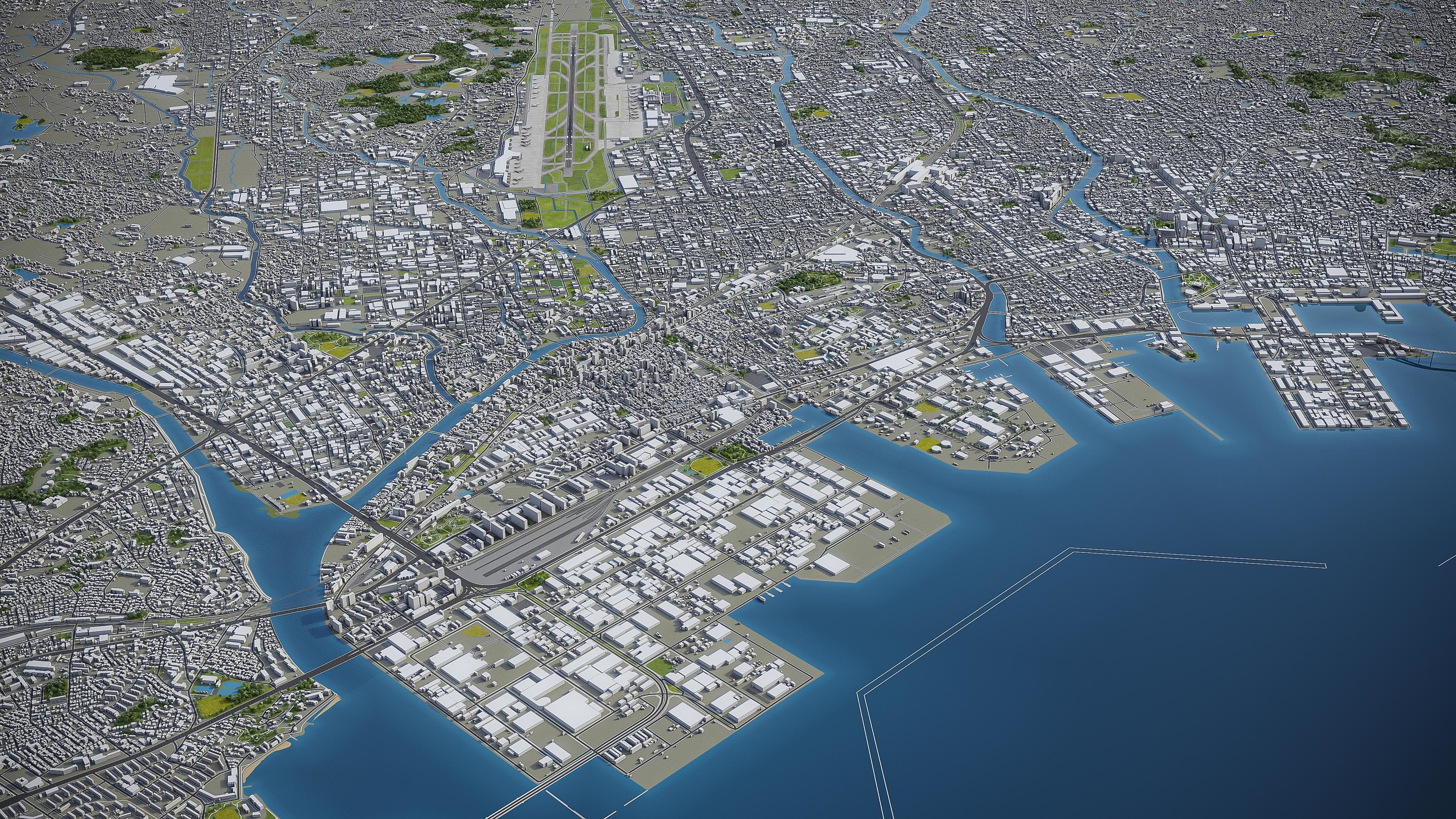Top 10 Cities in Japan 3D Model Collection_29
