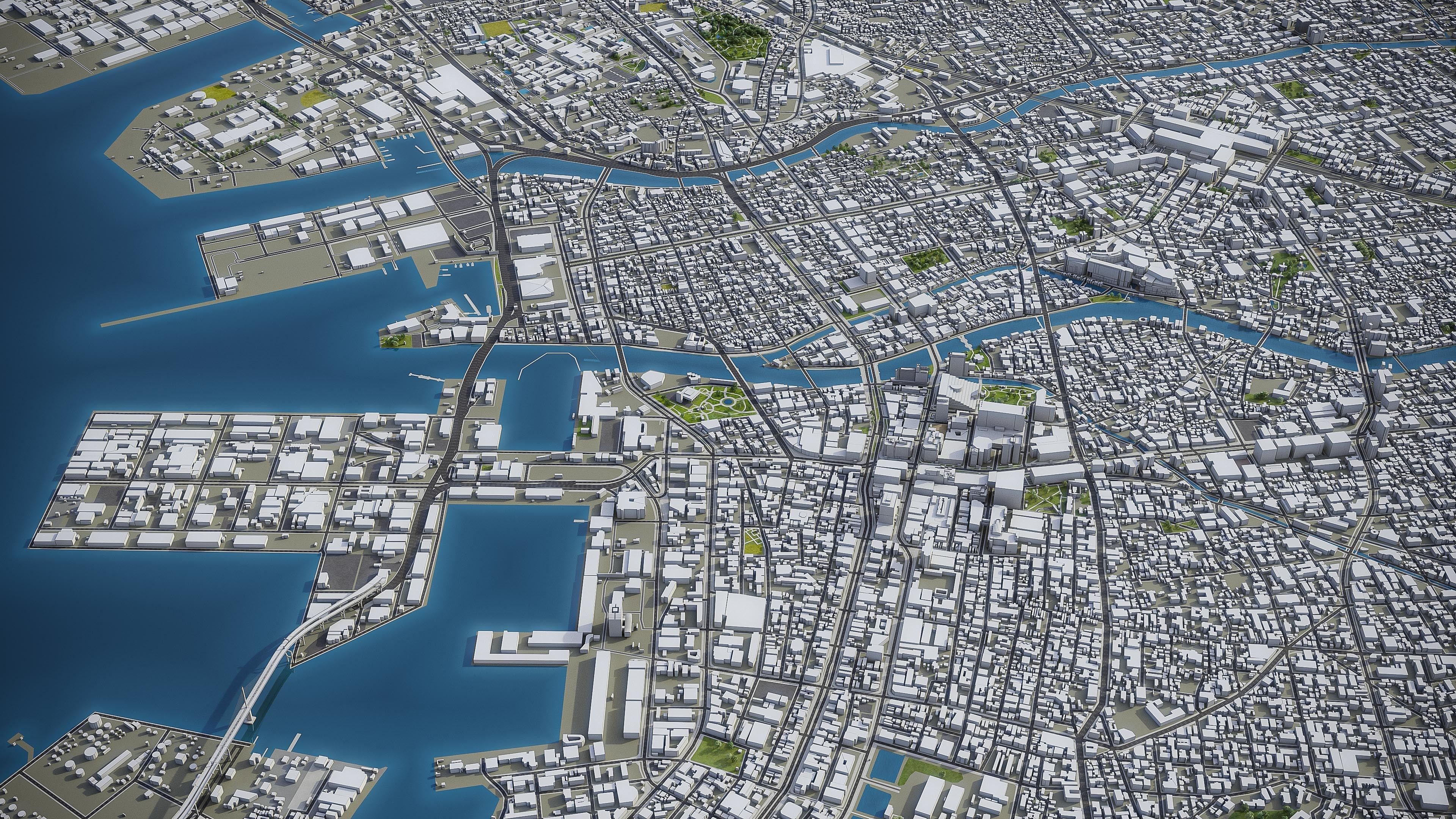 Top 10 Cities in Japan 3D Model Collection_11