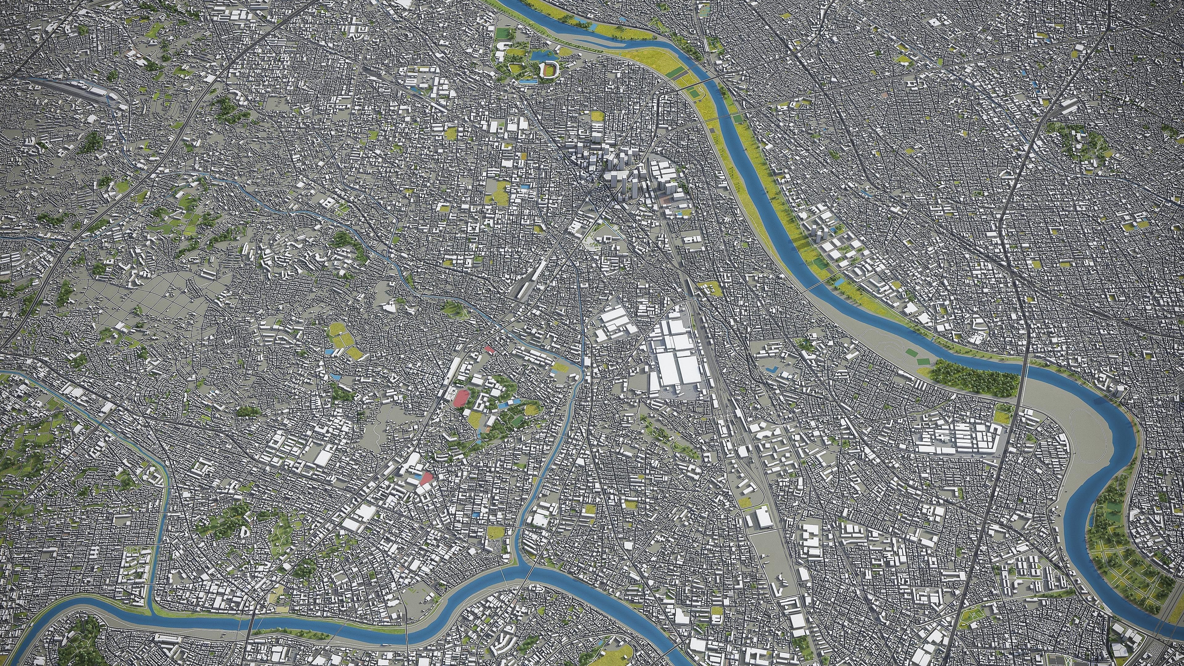 Top 10 Cities in Japan 3D Model Collection_37