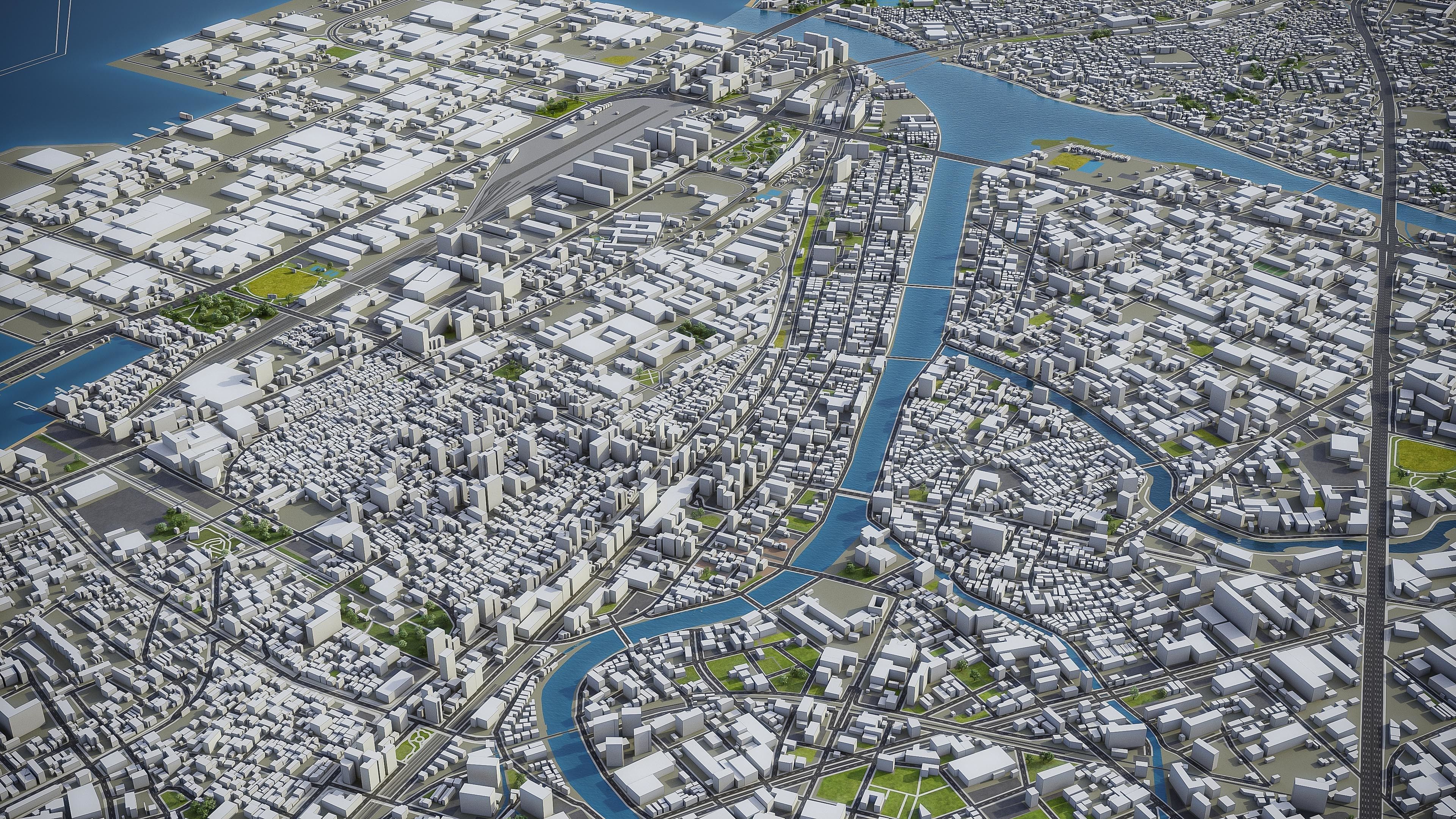 Top 10 Cities in Japan 3D Model Collection_17