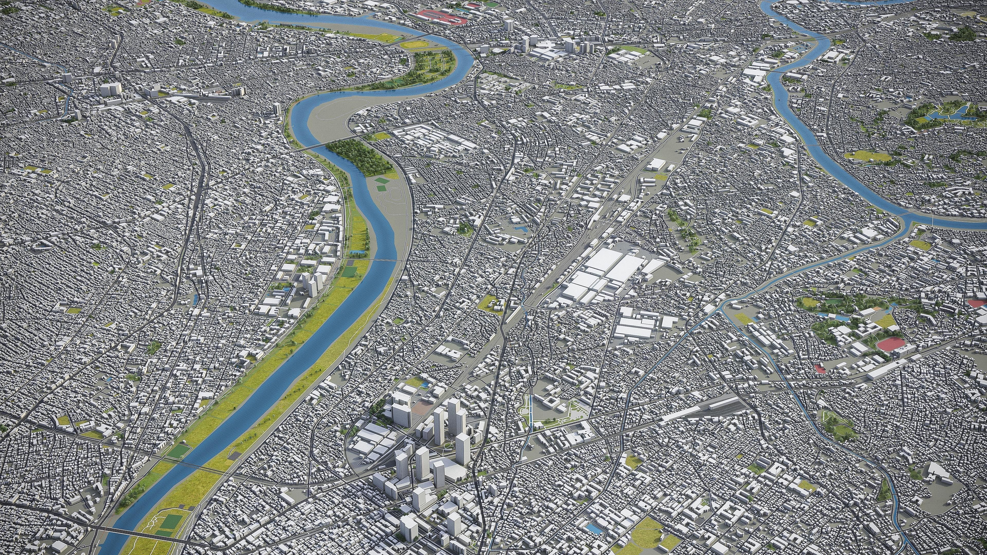 Top 10 Cities in Japan 3D Model Collection_40