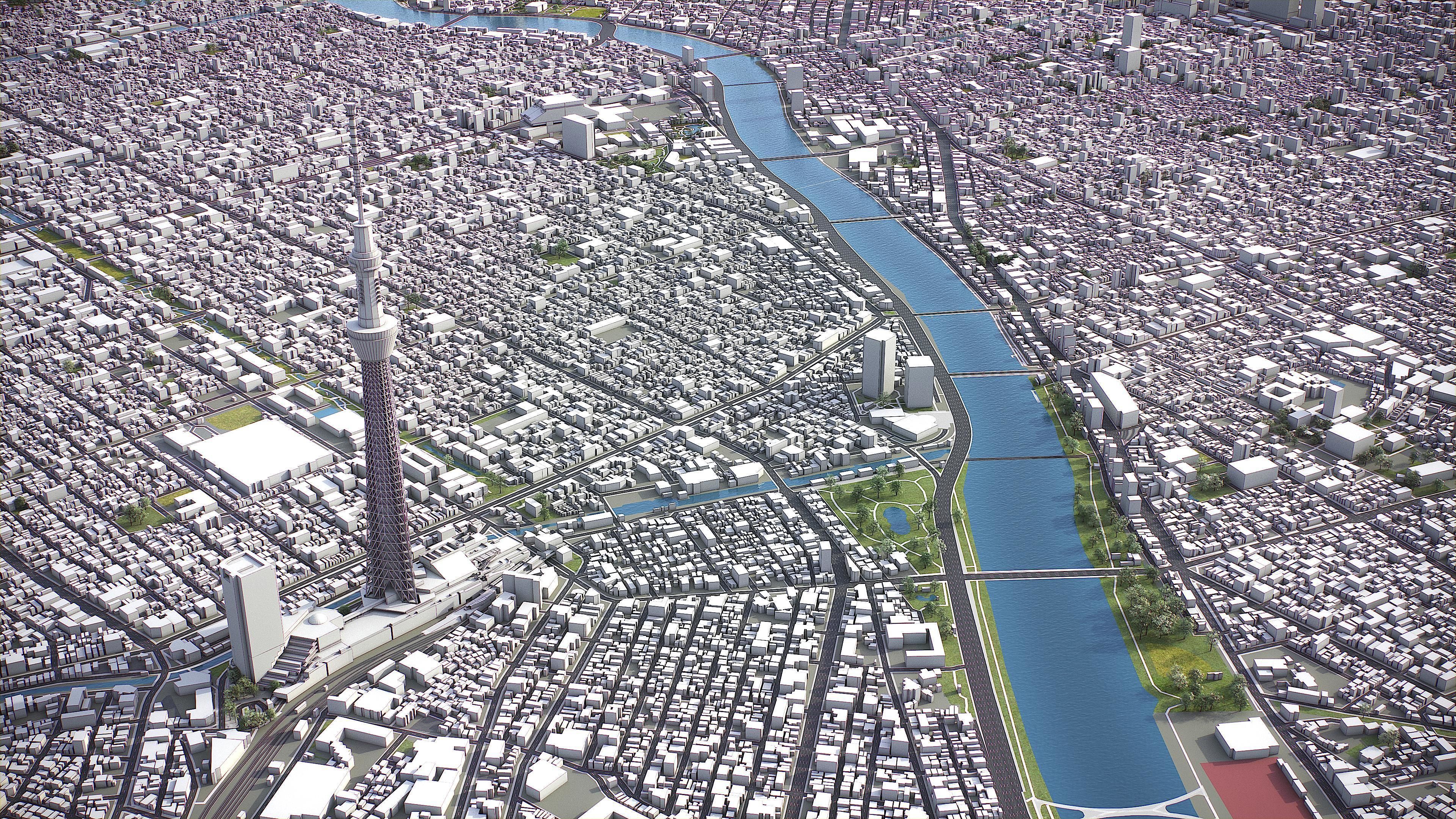 Top 10 Cities in Japan 3D Model Collection_84