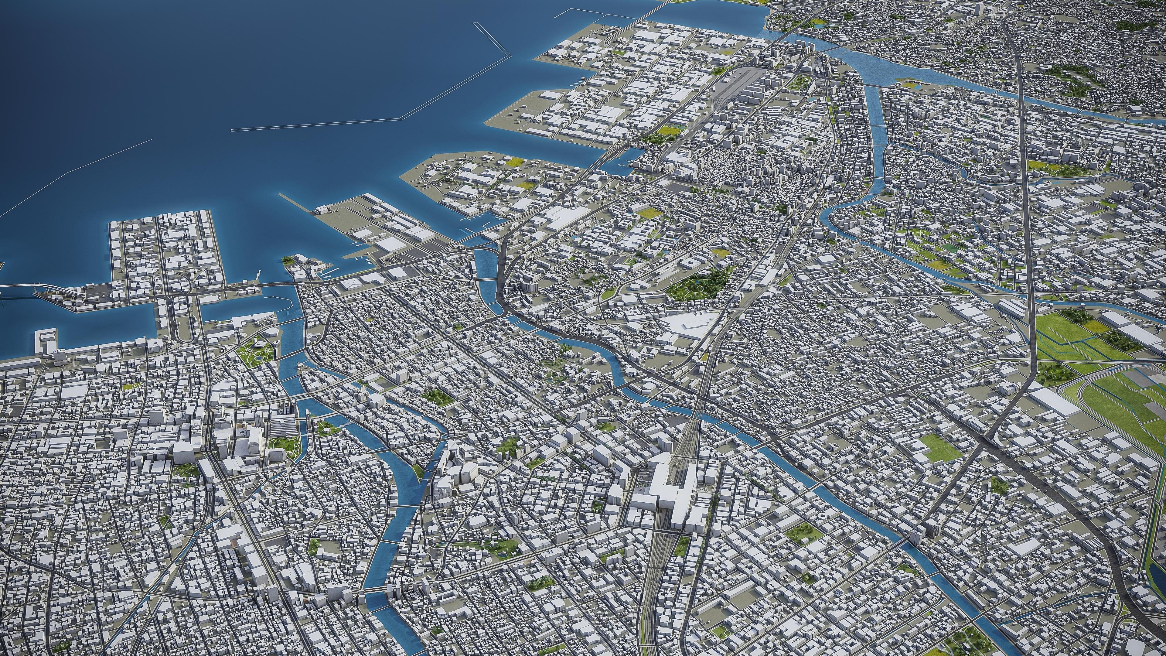 Top 10 Cities in Japan 3D Model Collection_30