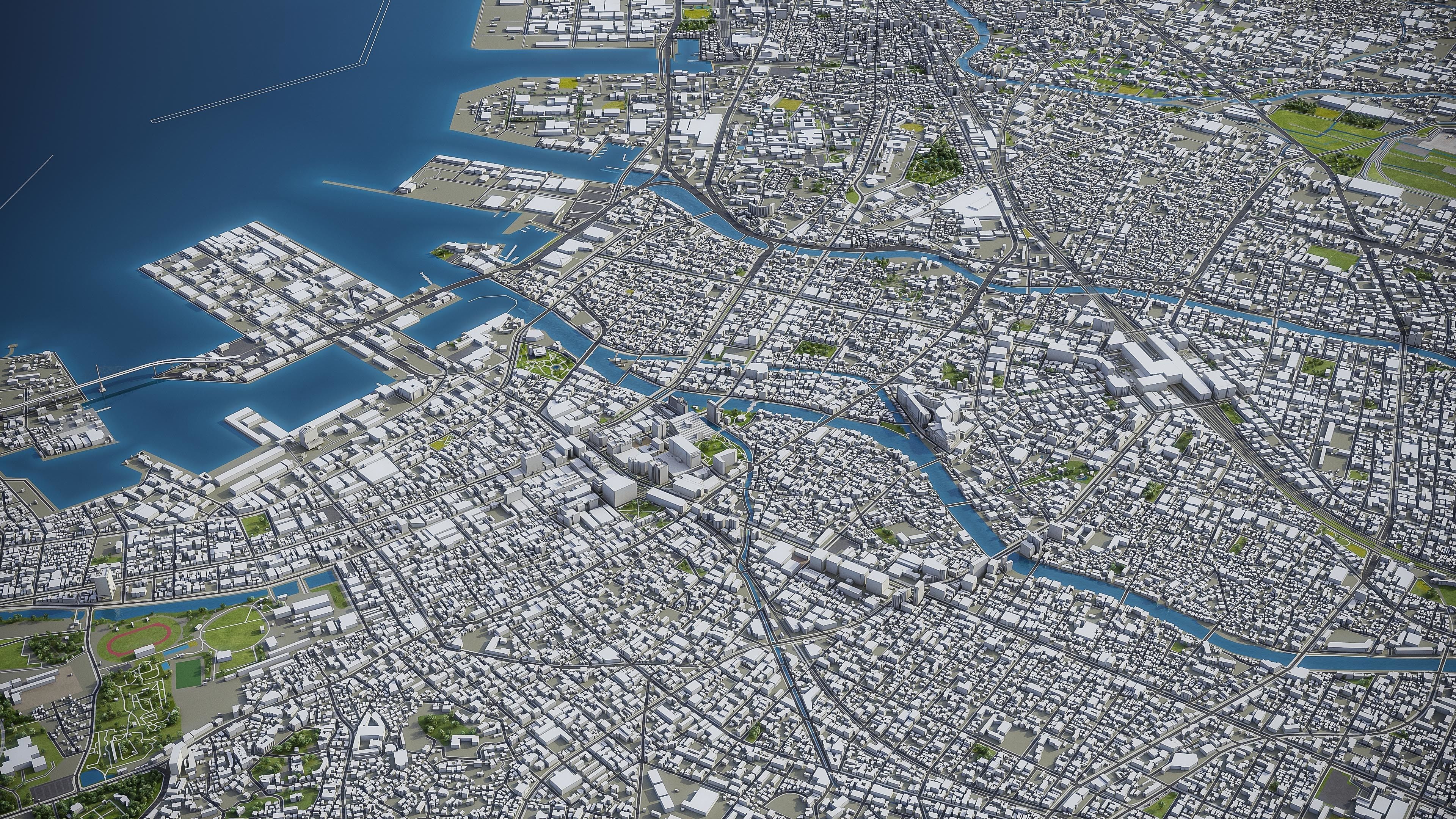 Top 10 Cities in Japan 3D Model Collection_18