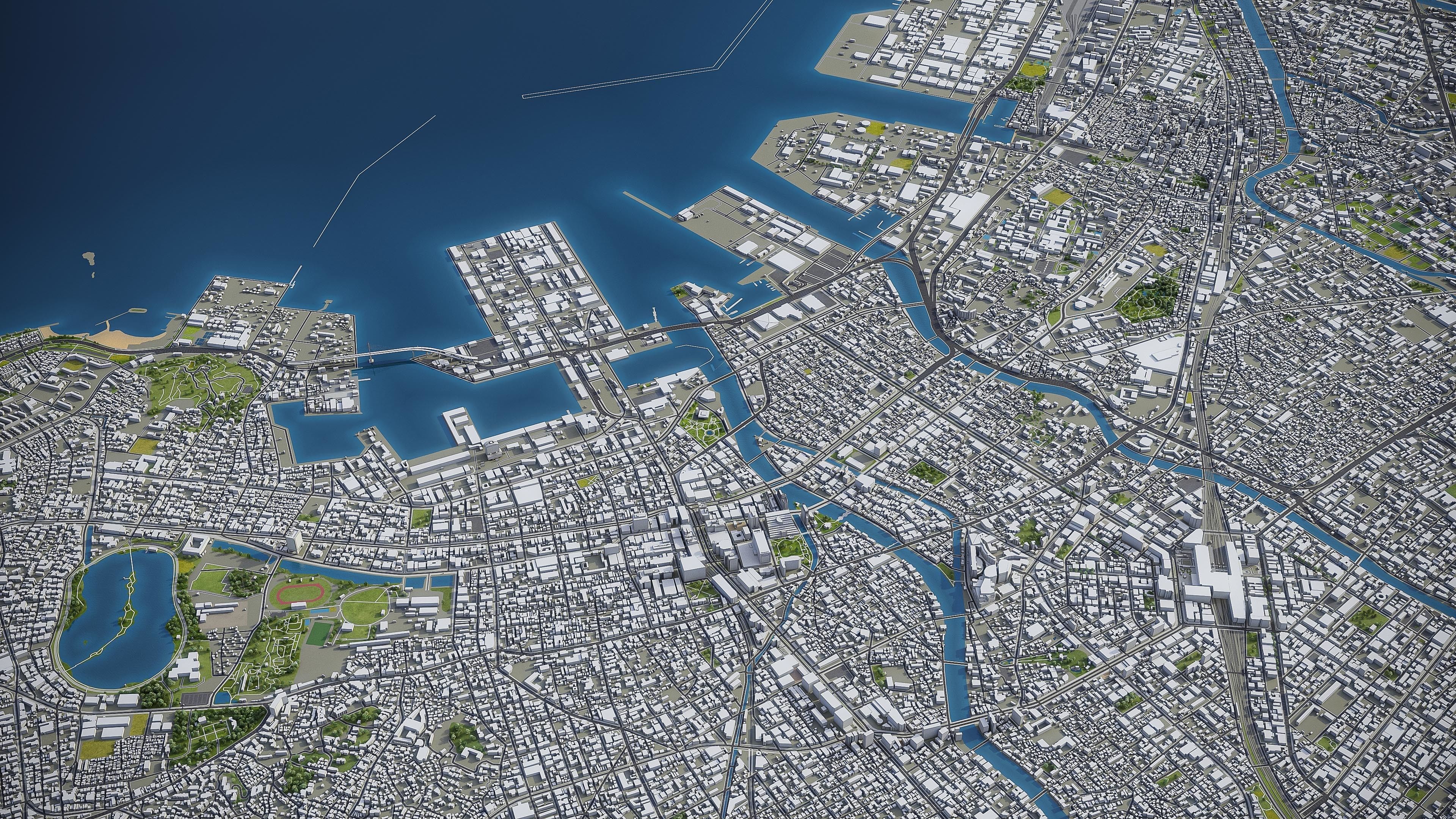 Top 10 Cities in Japan 3D Model Collection_28