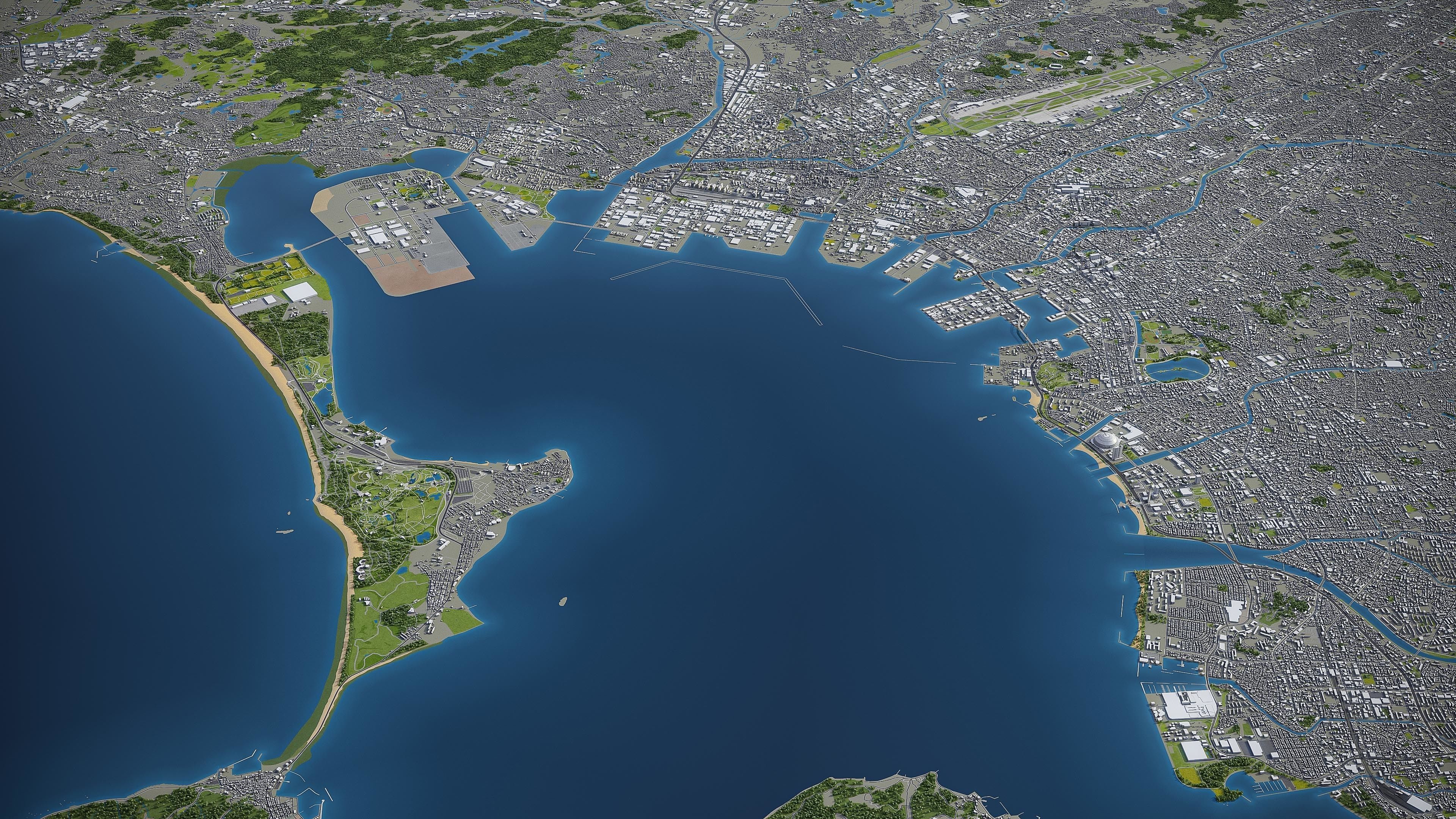 Top 10 Cities in Japan 3D Model Collection_6
