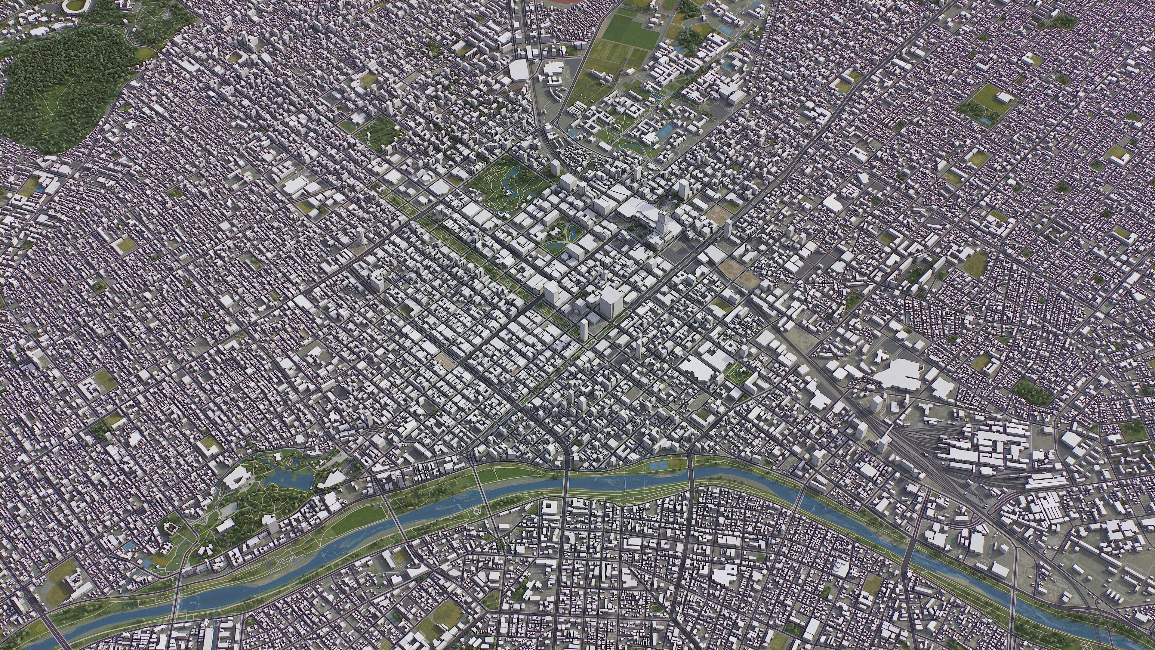 Top 10 Cities in Japan 3D Model Collection_73