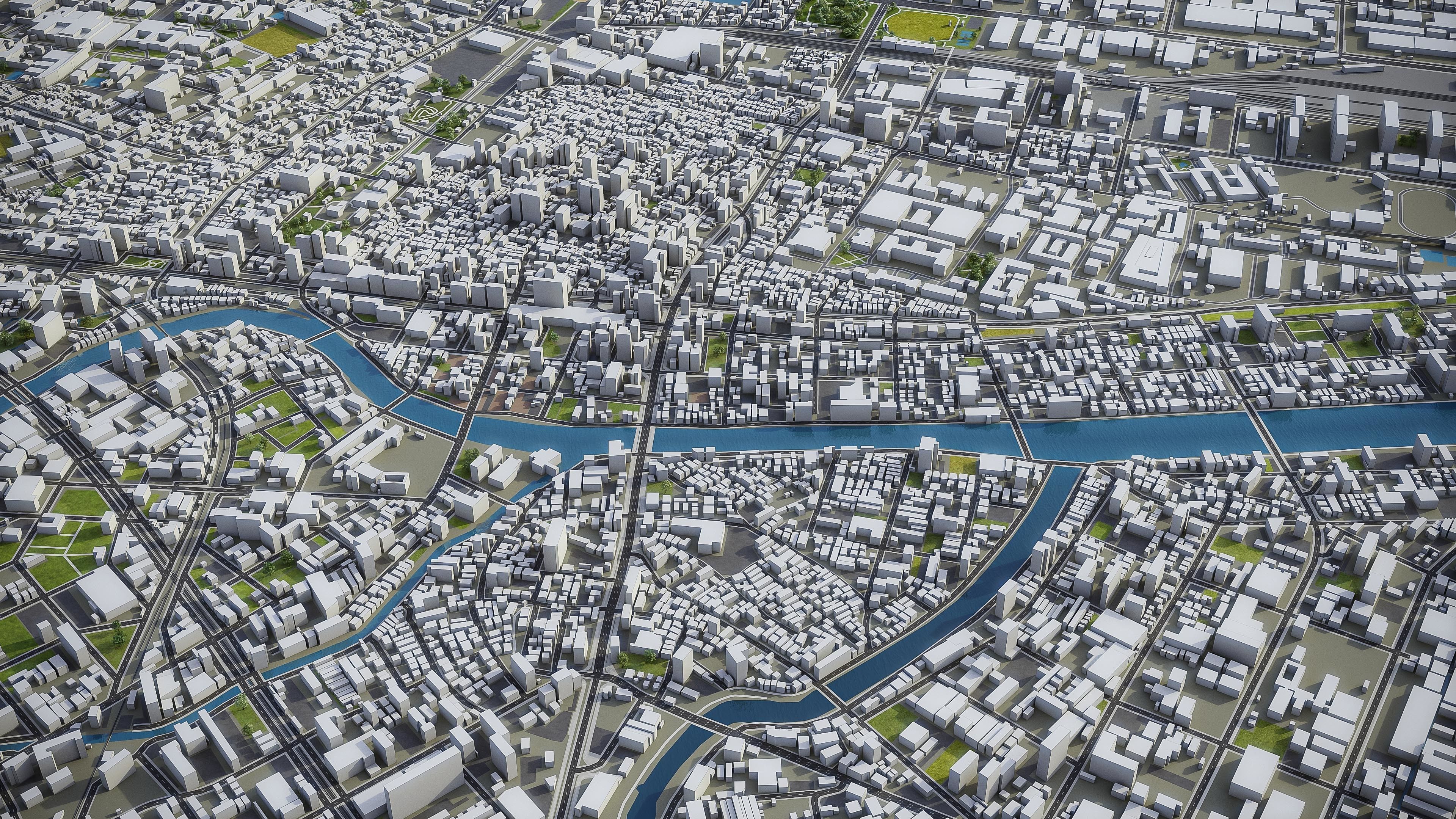 Top 10 Cities in Japan 3D Model Collection_7