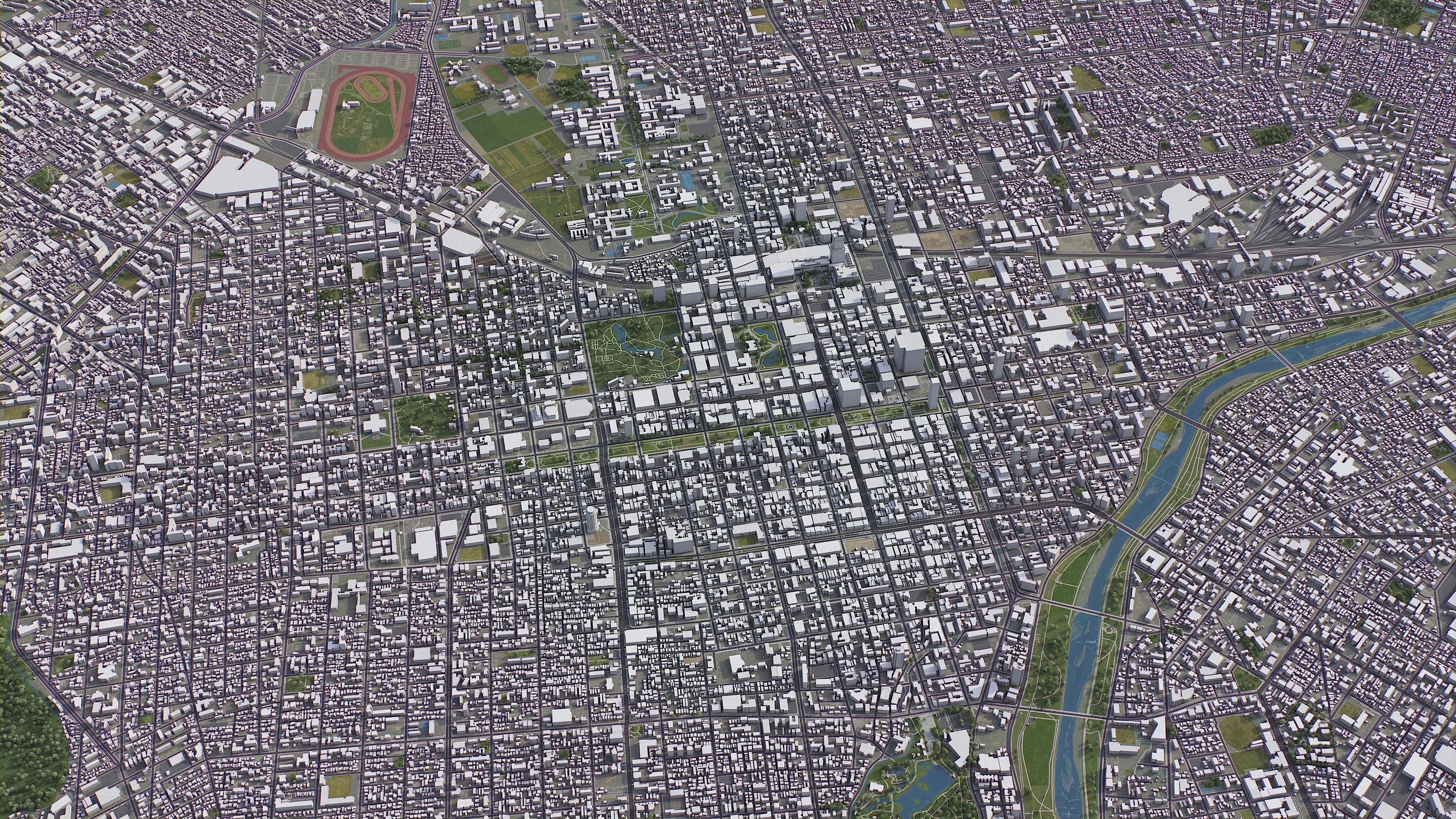 Top 10 Cities in Japan 3D Model Collection_70