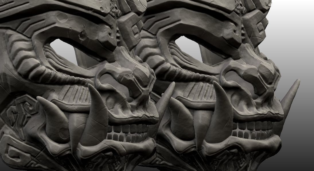 Monkey King Stone Mask 3D print model_11