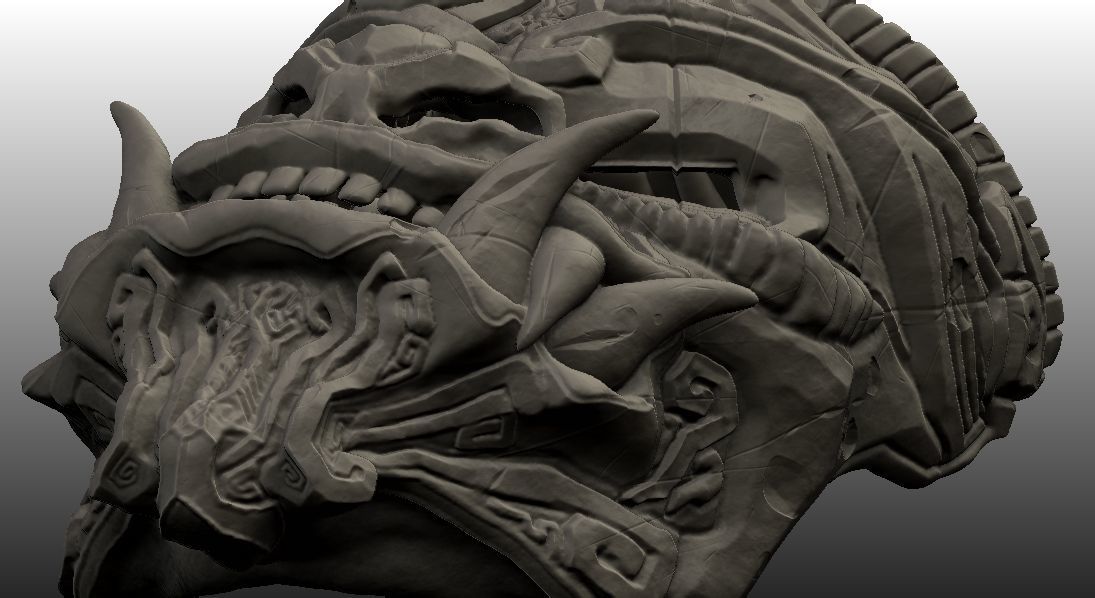 Monkey King Stone Mask 3D print model_9