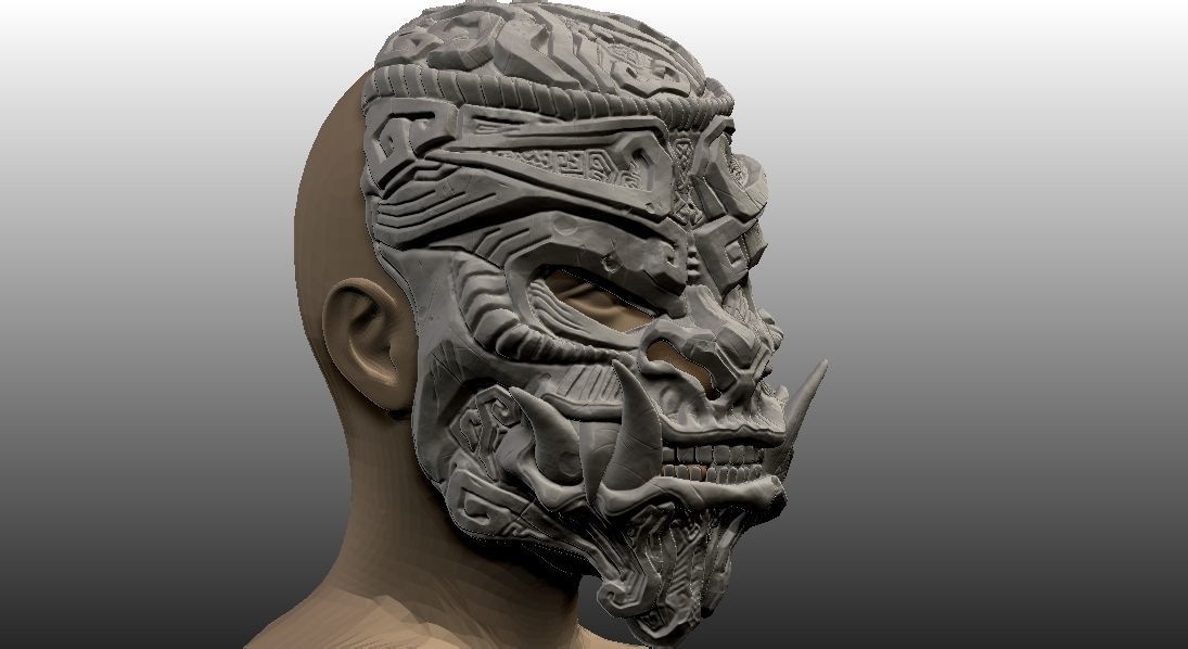 Monkey King Stone Mask 3D print model_2